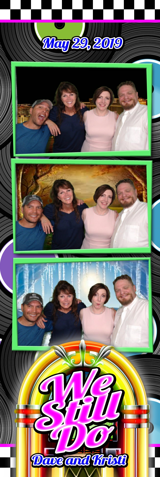 Dave and Kristi's Vow Renewal | View more photos from the event at gallery.photoboothbillings.com/u/PhotoBoothBillings/Dave-and-Kristis-Vow-Renewal